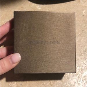 Roberto coin initial B necklace